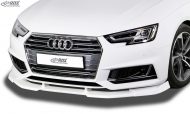 Etuspoileri Audi A4 B9 vm.2015- (S-Line- ja S4-etupuskuri) etusplitteri, RDX