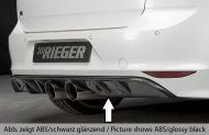 Takapuskurin alaosa VW Golf 7 R vm.12.13-12.16, 3-ov/5-ov, Rieger