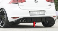 Takapuskurin alaosa VW Golf 7 myös GTD vm.10.12-12.16, 3-ov/5-ov, Rieger