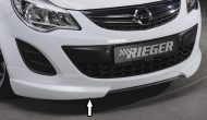 Etuspoileri Opel Corsa D vm.01.11-, 3-ov/5-ov, Rieger