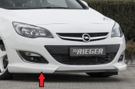 Etuspoileri Opel Astra J vm.10.12-, 5-ov hatchback, Rieger