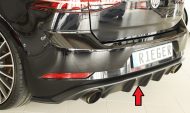 Takapuskurin alaosa VW Golf 7 GTI vm.02.17-, 3-ov/5-ov, Rieger