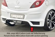 Takapuskurin alaosa Opel Corsa D vm.07.06- 3-ov/5-ov, Rieger