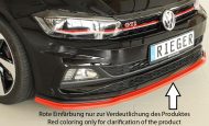 Etuspoileri VW Polo (AW) GTI/R-line vm.06.17- 5-ov, Rieger