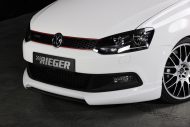 Etuspoilerin lippa VW Polo 6 GTI (6R) vm.05.10-01.14, 3-ov/5-ov, Rieger