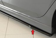 Sivuhelman splitterit VW Golf 8 vm. 2020-, kiiltävä mustaRieger