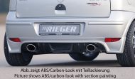 Takapuskurin alaosa Opel Corsa C vm.06.03-, 3-ov/5-ov, facelift, Rieger