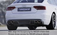 Takapuskurin alaosa Audi A5 (B8/B81) vm.06.07-07.11 sportback, Rieger