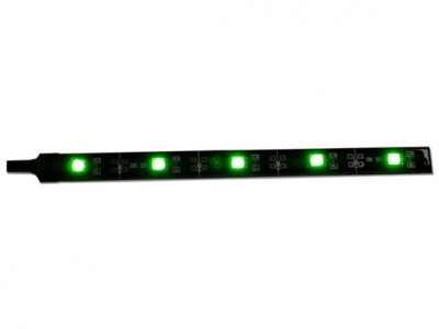 Fk led valonauha, vihreä 15cm - 5-lediä, 1-osainen, 12V