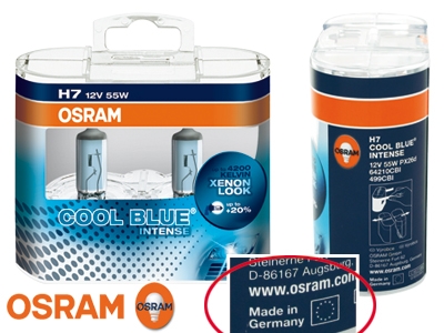 OSRAM Cool Blue Intense H7 Xenon-Look Polttimot