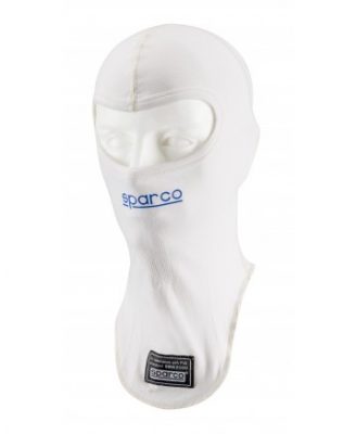 Sparco RW-6 kypärähuppu Soft Touch, isoaukko, valkoinen