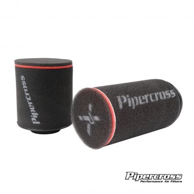 Pipercross vapaavirtaussuodatin Universal suodatin kumikaulalla 250x125x200mm