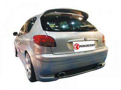 Keskiputki, ruostumaston teräs Peugeot 206 2.0 16V GTI (99Kw) vm.1999-, Ragazzon