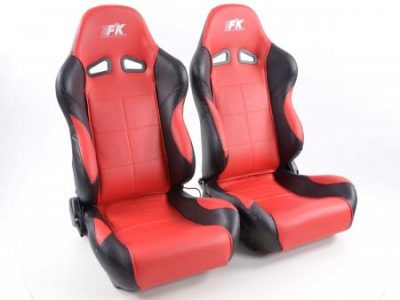 Sportistuimet (2kpl) Comfort, istuinlämmitys + hierontatoiminto, FK-automotive