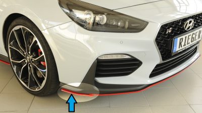 Etuspoileri, oikea Hyundai i30 N / N-Performance (PDE) vm.07.17- 5-ov (hatchback), Rieger