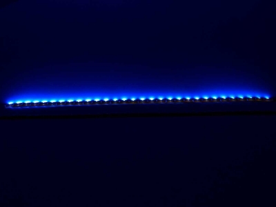 Led-valonauha joustava 60-lediä sininen 2x500x8mm Fk, tupakansytytin liitäntä 