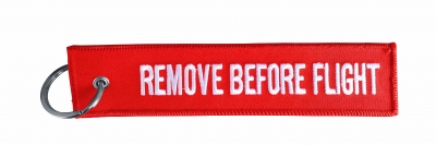 Avaimenperä "Remove Before Fight", punainen, Simoni Racing