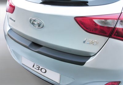 Takapuskurin suoja Hyundai I30/Elantra 5-ov, vm.3/2012-12/2016 , Harjattu alumiini, RGM