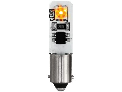 SMD-Line BA9S Vilkkupolttimo LED 2 SMD Led ,keltainen , Canbus (2-osainen sarja)