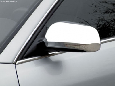 Peilinkromikuoret Audi A4 B5 95-99, sopii autoon missä erikokoiset vakiopeilit    