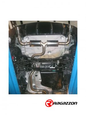 Katalysaattorin korvausputki Ford Focus II (typ DA3) RS 2.5 Turbo (224kW) vm.2009-, Ragazzon