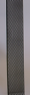 Auto Style -muoviverkko, hunajakenno (reikä n 10x30mm), Musta, koko 29 X 148cm