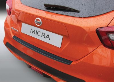 Takapuskurin suoja Nissan Micra vm.12/2016- , Harjattu alumiini, RGM