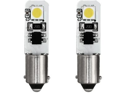 SMD-Line BA9S Vilkkupolttimo LED 2 SMD Led ,keltainen , Canbus (2-osainen sarja)