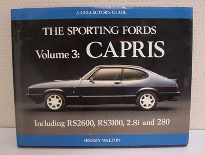 Ford Capri kirja keräilijälle - englanninkielinen