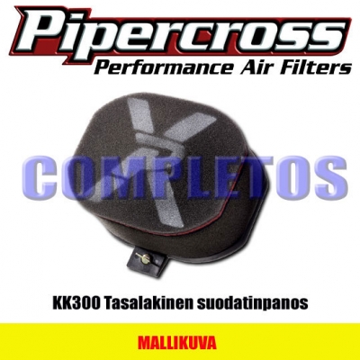 Pipercross Px300 ilmansuodatinpanos (Huom! Kuvassa oleva pohjalevy on tilattava erikseen. )
