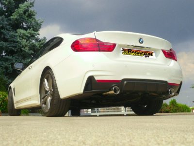 Katalysaattori korvausputki, ruostumaton teräs + Hiukkassuodattimen korvausputki BMW 1-srj F20 120d - xd (135kW - N47) vm.2011-2015, Ragazzon