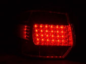 Takavalot LED FK VW Golf 5 Variant Vm. 07-09 Musta/Punainen, 