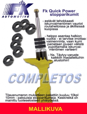 Fk rajoitinpuslat eteen, Opel Corsa A A / CC, 09.82 - 03.93