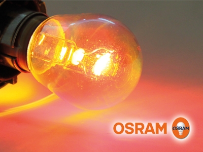 OSRAM DIADEM Red BAW15s 25W/12 V
